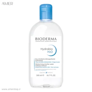 محلول میسلار واتر بایودرما مخصوص پوست خشک و دهیدراته Hydrabio H₂O حجم ۵۰۰