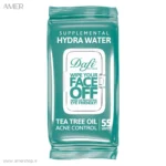 دستمال مرطوب پاک کننده آرایش دافی hydra water