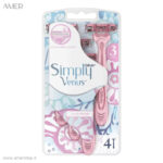 خود تراش ژیلت مدل Simply Venus 3 بسته 4 عددی