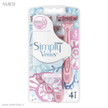 خود تراش ژیلت مدل Simply Venus 3 بسته 4 عددی