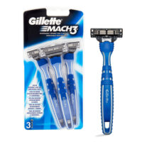 تیغ اصلاح یک‌بارمصرف ژیلت Mach3 بسته ۳ عددی