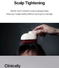 برس ماساژور و اشعه تراپی پوست سر مو ایو