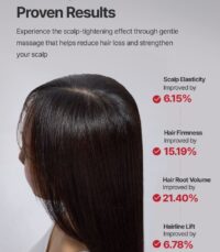 برس ماساژور و اشعه تراپی پوست سر مو ایو