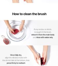 برس ماساژور و اشعه تراپی پوست سر مو ایو