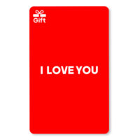 کارت هدیه دوست دارم