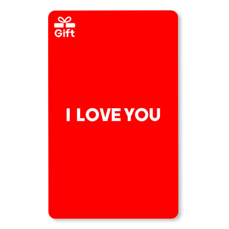 کارت هدیه دوست دارم