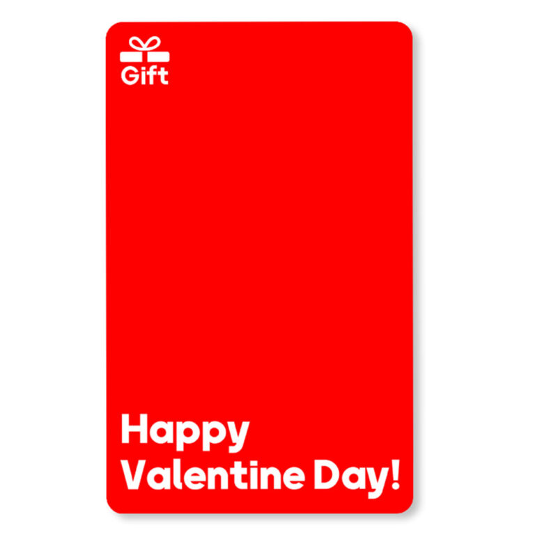 کارت هدیه روز ولنتاین
