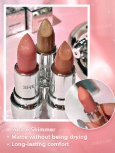خرید رژ لب جامد شیگلم STARLIGHT VELVET رنگ Flame
