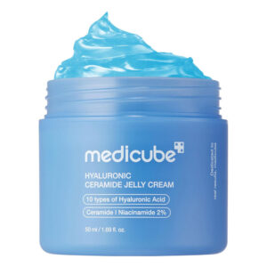 ژل کرم آبرسان هیالورونیک مدی کیوب ceramide حجم 50