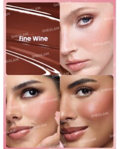 خرید رژگونه مایع شیگلم color bloom رنگ fine wine