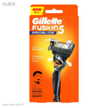 تیغ اصلاح مردانه ژیلت Fusion5 ProGlide به‌همراه دسته و یک تیغ یدک
