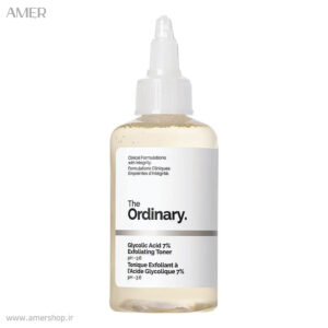 تونر لایه بردار گلیکولیک اسید اوردینری glycolic acid 7%