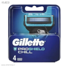 تیغ یدک ژیلت مدل PROSHIELD CHILL بسته 4 عددی