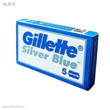 تیغ یدک اصلاح ژیلت مدل سیلور بلو 5تیغ Gillette silver blue