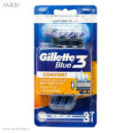 خود تراش ژیلت مدل Blue3 Comfort بسته 3 عددی