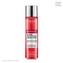 تونر لایه بردار و روشن کننده لورال REVITALIFT حاوی 5% گلیکولیک اسید