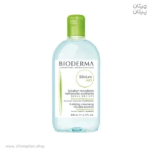 محلول میسلار واتر بایودرما مخصوص پوست چرب و مختلط Sébium H₂O حجم ۵۰۰