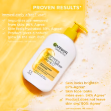 امولسیون پاک‌کننده گارنیه Skin Naturals ویتامین سی ۲۵0