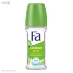 رول دئودورانت زنانه فا Caribbean Lemon حجم 50