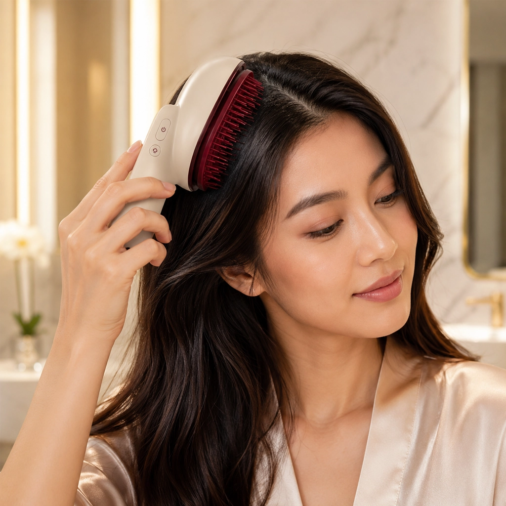 برس ماساژور و اشعه‌تراپی Hair Steamer Pro