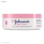 کرم مرطوب کننده جانسون JOHNSON’S SOFT CREAM FACE & BODY حجم200