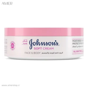 کرم مرطوب کننده جانسون JOHNSON’S SOFT CREAM FACE & BODY حجم200