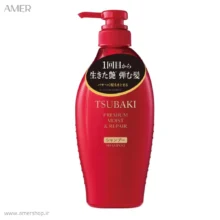 شامپو رطوبت رسان و ترمیم کننده تسوباکی Premium Moist & Repair Shampoo حجم 450