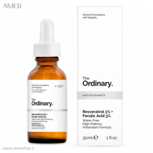 سرم آنتی‌اکسیدان اوردینری Resveratrol 3% + Ferulic Acid 3%