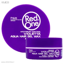 واکس مو ردوان بنفش Violetta Aqua Hair Gel Wax Full Force حجم 150
