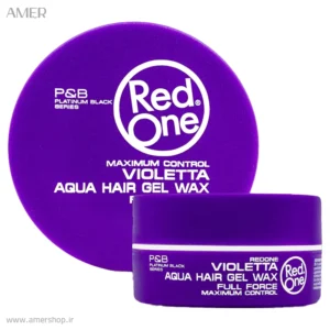 واکس مو ردوان بنفش Violetta Aqua Hair Gel Wax Full Force حجم 150