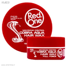 واکس مو ردوان قرمز Cobra Aqua Hair Wax Full Force حجم 150