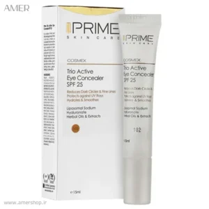 کانسیلر دور چشم SPF25 پرایم Trio Active شماره ۱۰۲ حجم 15