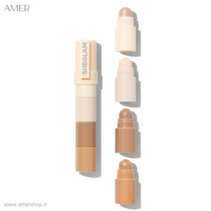 مداد هایلایتر و کانتور چندکاره شیگلم Multi Glam Face Pen رنگ Tan