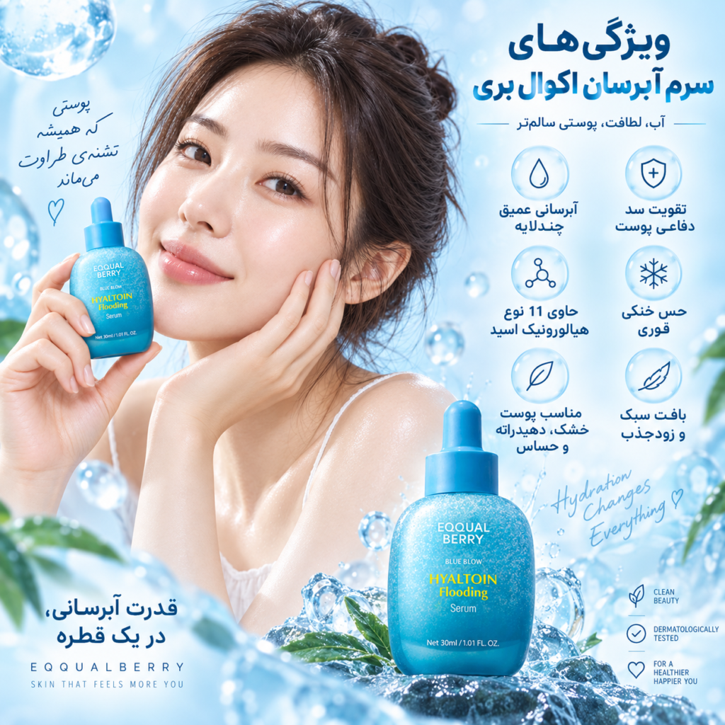 سرم آبرسان اکوال بری Hyaltoin Flooding Serum 