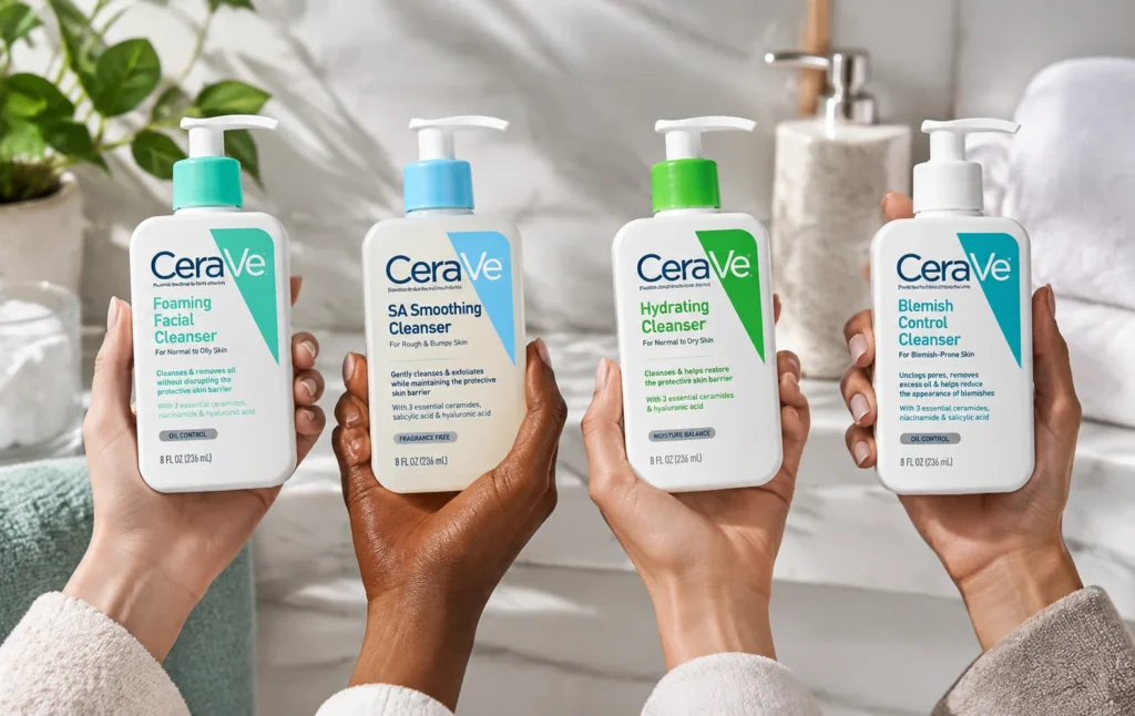 محصولات سراوی CeraVe | معرفی کامل آبرسان، مرطوب کننده و شوینده‌های سراوی