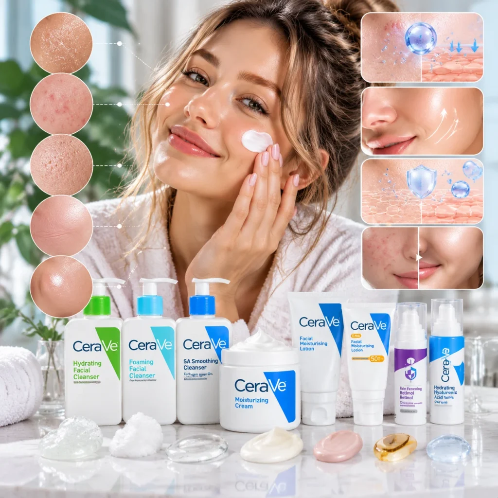 محصولات سراوی CeraVe | معرفی کامل آبرسان، مرطوب کننده و شوینده‌های سراوی