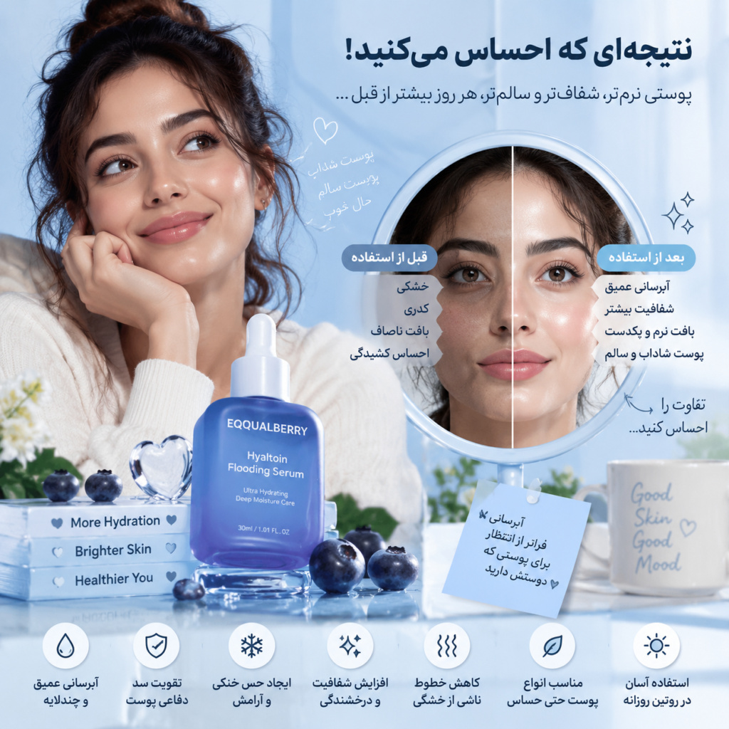 سرم آبرسان اکوال بری Hyaltoin Flooding Serum