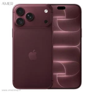 گوشی موبایل اپل آیفون iPhone 18 Pro Max ای سیم حافظه 256 رنگ BURGUNDY
