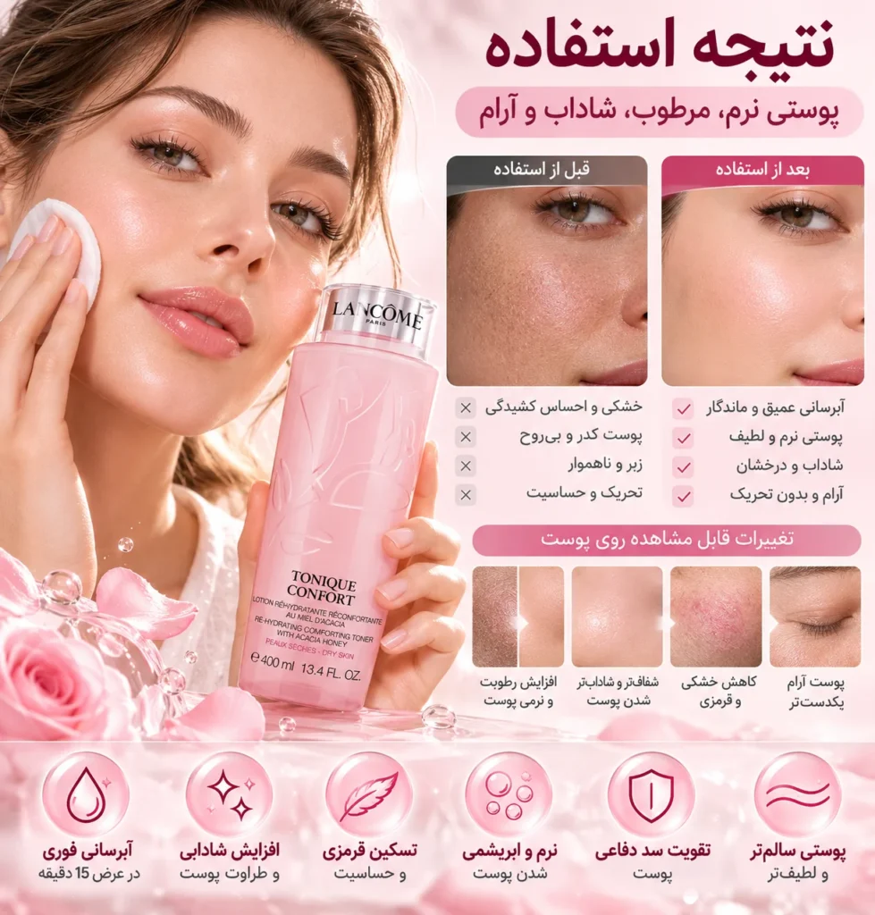 تونر آبرسان لانکوم Tonique Confort