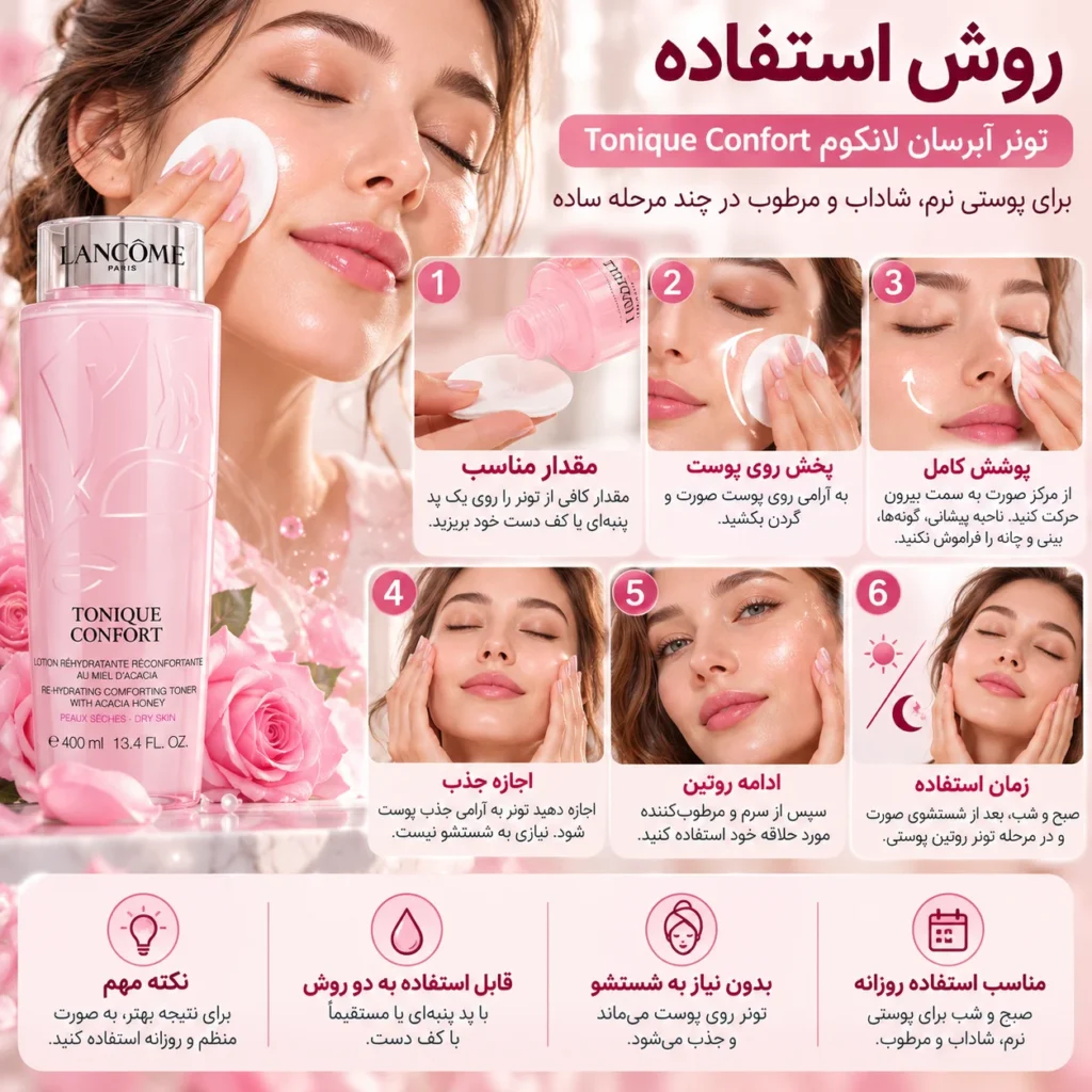 تونر آبرسان لانکوم Tonique Confort