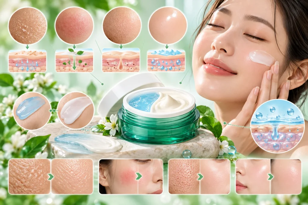 کرم مرطوب‌کننده دوگانه اکسیس وای Cera-Heart My Type Duo Cream حجم 60 میلی‌لیتر