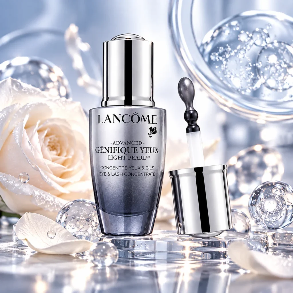 سرم دور چشم و مژه لانکوم Advanced Génifique Yeux Light-Pearl حجم 20 میلی‌لیتر