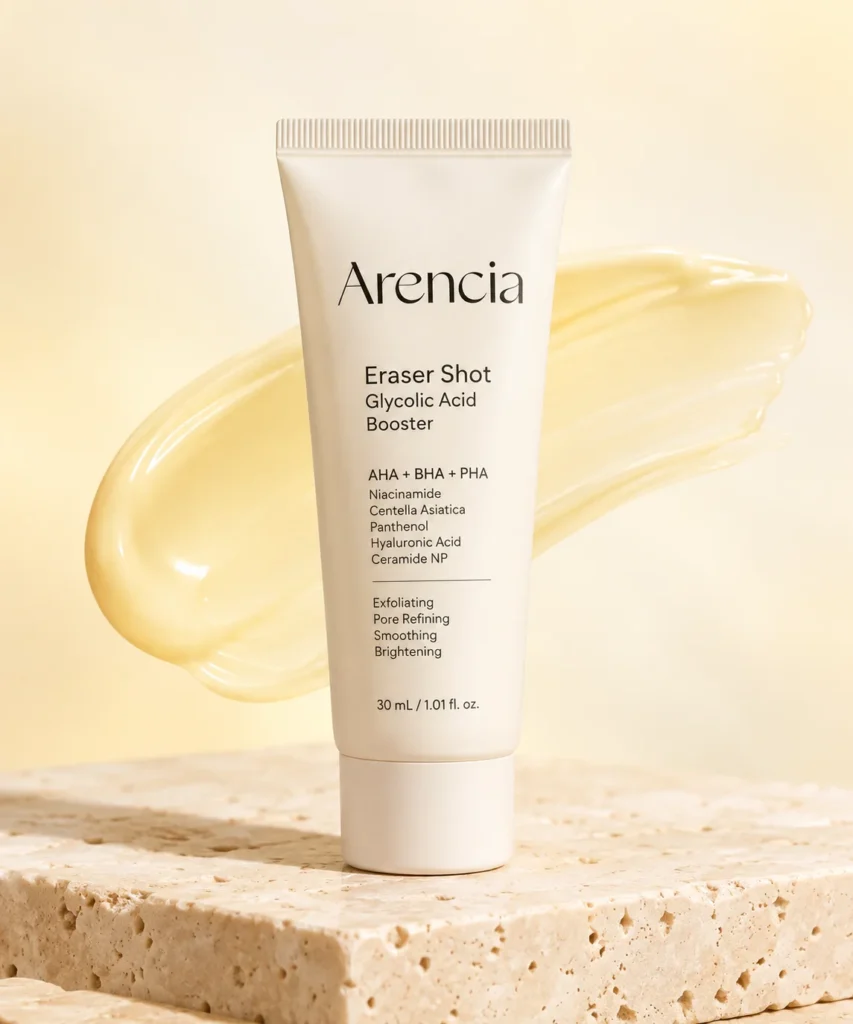 سرم بوستر شات لایه‌بردار آرنسیا Eraser Shot Glycolic Acid حجم 30 میل