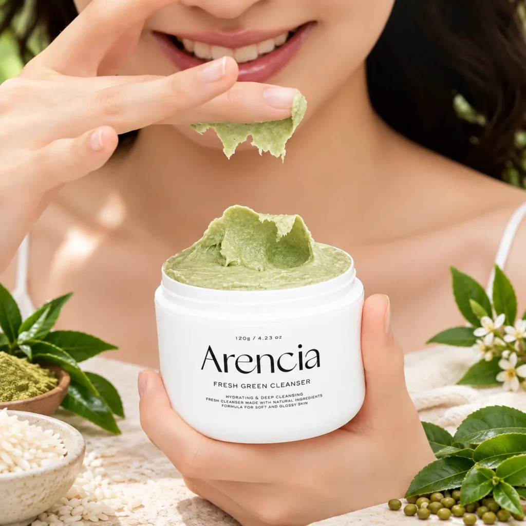 پاک کننده عمقی موچی برنج و چای سبز آرنسیا 120 گرم | Arencia Fresh Green Rice Mochi Cleanser