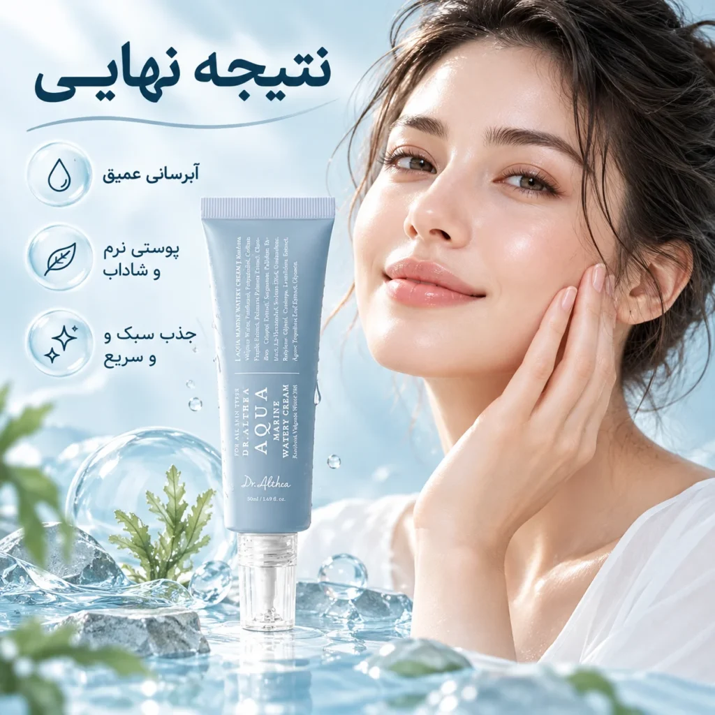 کرم آبرسان آکوا مارین دکتر آلتیا Dr.Althea Aqua Marine Watery Cream