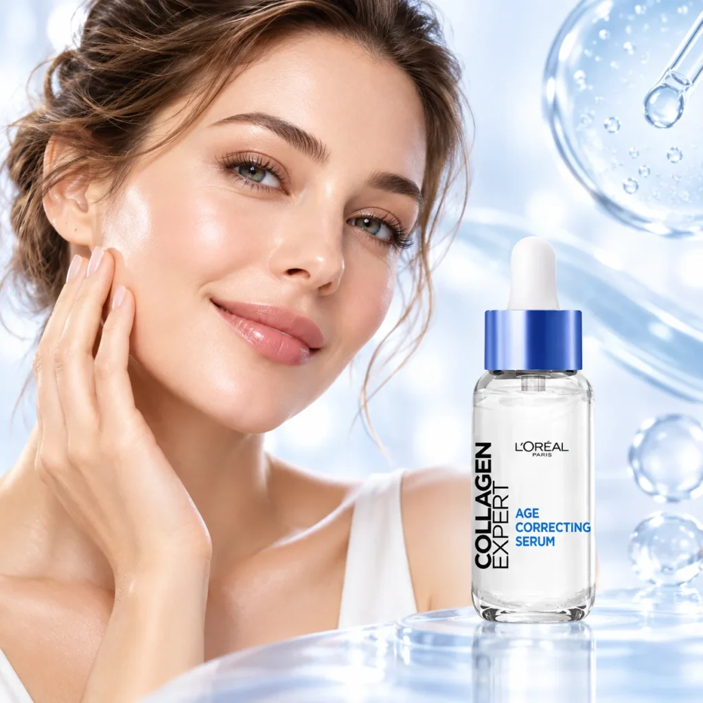 سرم ضد چروک و جوانساز لورآل Collagen Expert آبرسان، سفت‌کننده و افزایش‌دهنده خاصیت کشسانی پوست