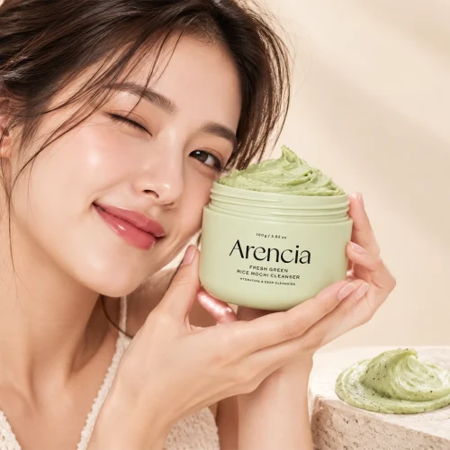 پاک کننده عمقی موچی برنج و چای سبز آرنسیا 120 گرم | Arencia Fresh Green Rice Mochi Cleanser