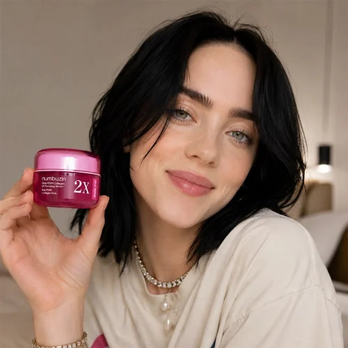 سرم ژل کلاژن رز PDRN نامبوزین شماره 2 Numbuzin No.2 Rose PDRN Collagen 2X Plumping Serum