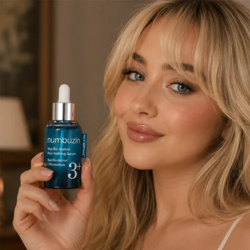 سرم جمع‌کننده منافذ نامبوزین شماره 3 مدل Blue Bio-Retinol Pore Refining Serum | بررسی کامل، ترکیبات، مزایا و نحوه عملکرد
