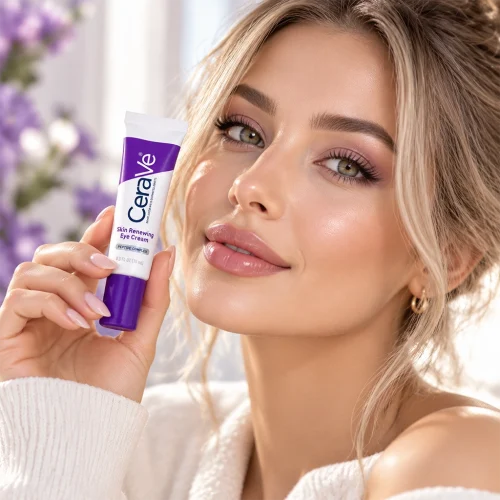 کرم دور چشم ضد چروک و بازسازی کننده سراوی Skin Renewing Eye Cream حجم 14.2 گرم؛ آبرسان، جوانساز و تقویت‌کننده پوست دور چشم